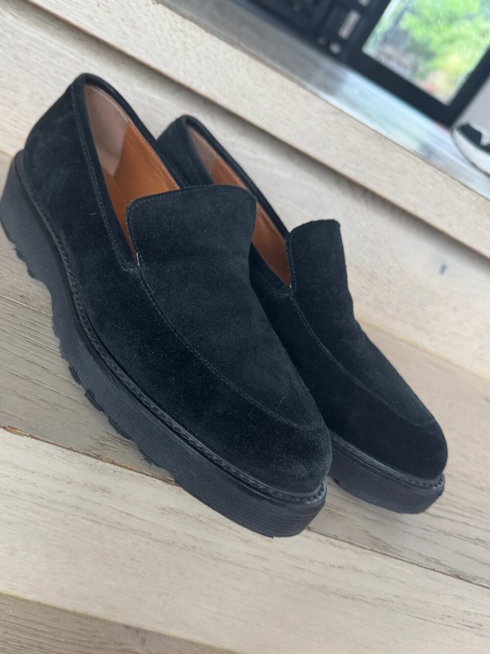 Aquatalia Kelsey Weatherproof Suede loafers 8
